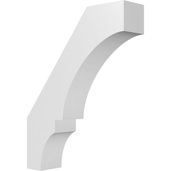 Ekena Millwork 3 1/2-in. W x 14-in. D x 18-in. H Balboa Architectural Grade PVC Knee Brace BRCP035X14X18BOA - main